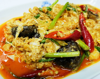 เมนูอาหารอร่อย : ปูผัดผงกระหรี่