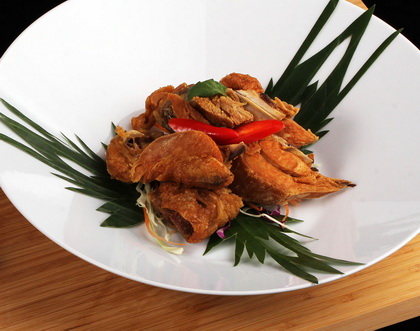 เมนูอาหารอร่อย : ปลากะพงทอดน้ําปลา