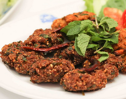 เมนูอาหารอร่อย : ลาบทอด